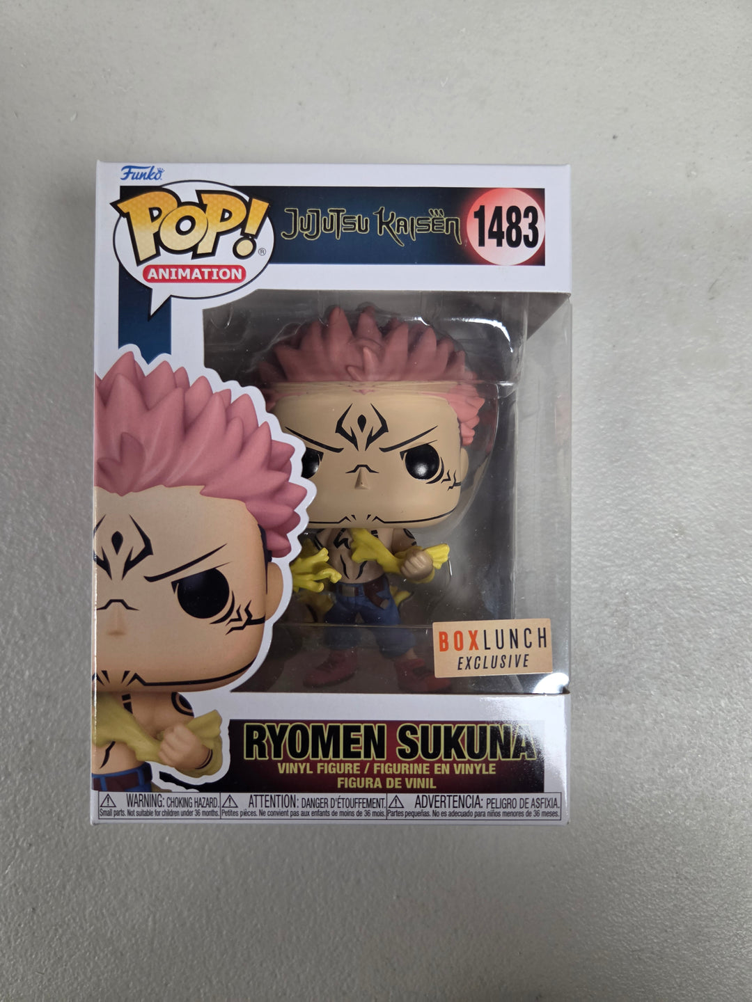 Funko Pop! Ryomen Sukuna #1483, Jujutsu Kaisen. BoxLunch Exclusive FP93026