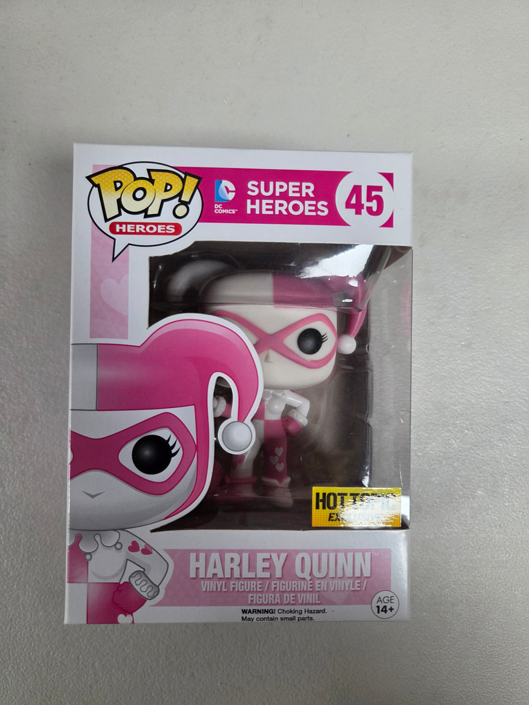 Funko Pop! Harley Quinn Pink & White #45, DC Universe FP93026