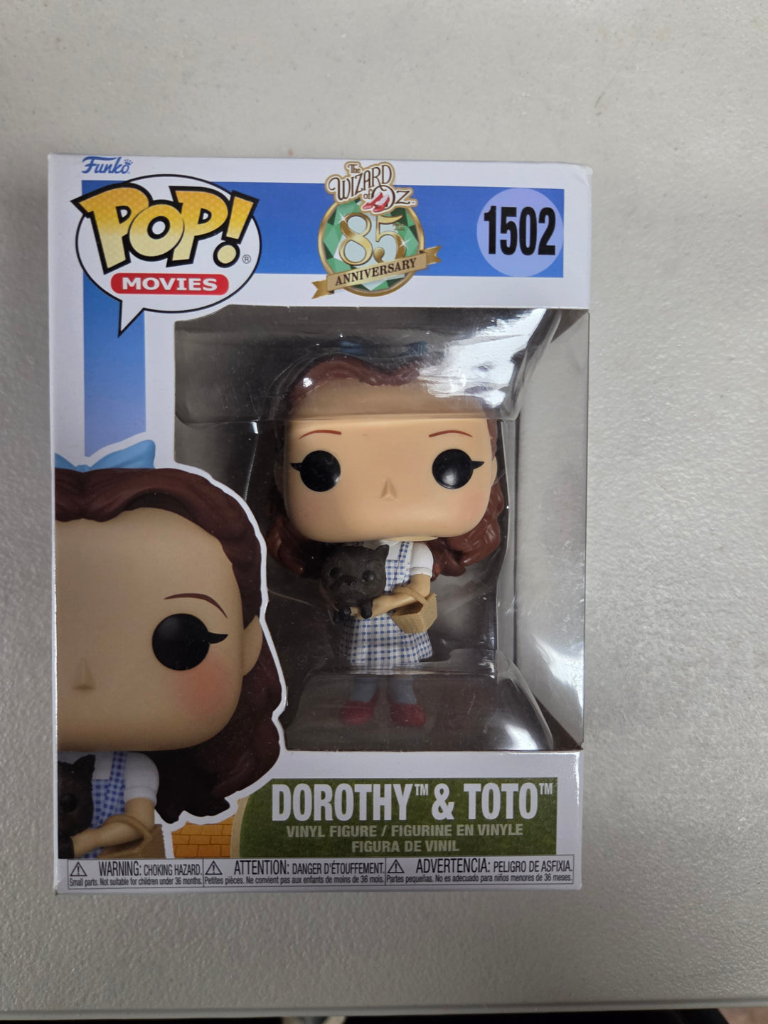 Funko Pop! Dorothy And Toto #1502, Funko Shop. The Wizard Of Oz: 85th Anniversary FP93026