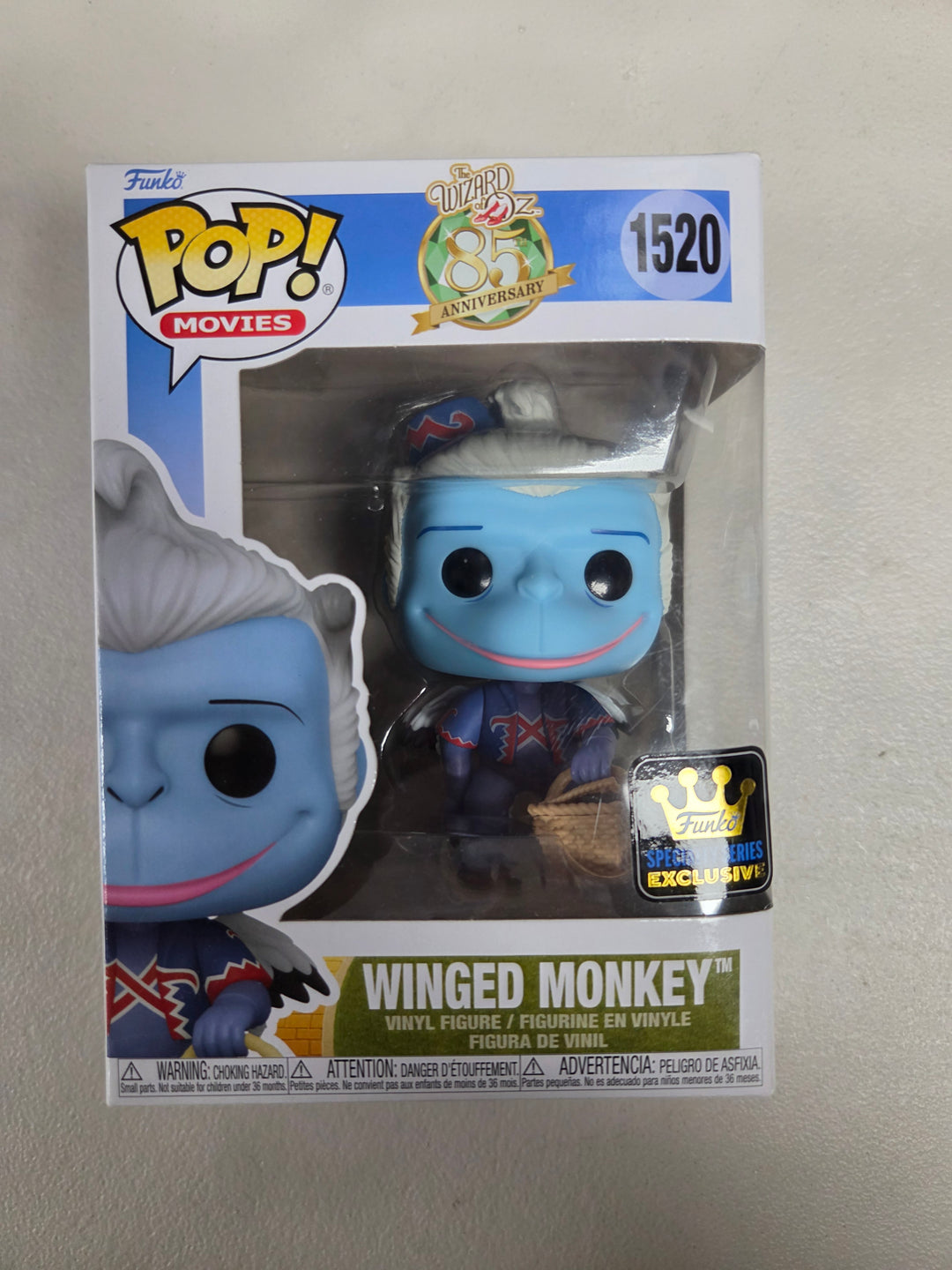 Funko Pop! Winged Monkey #1520, The Wizard Of Oz: 85th Anniversary FP93026