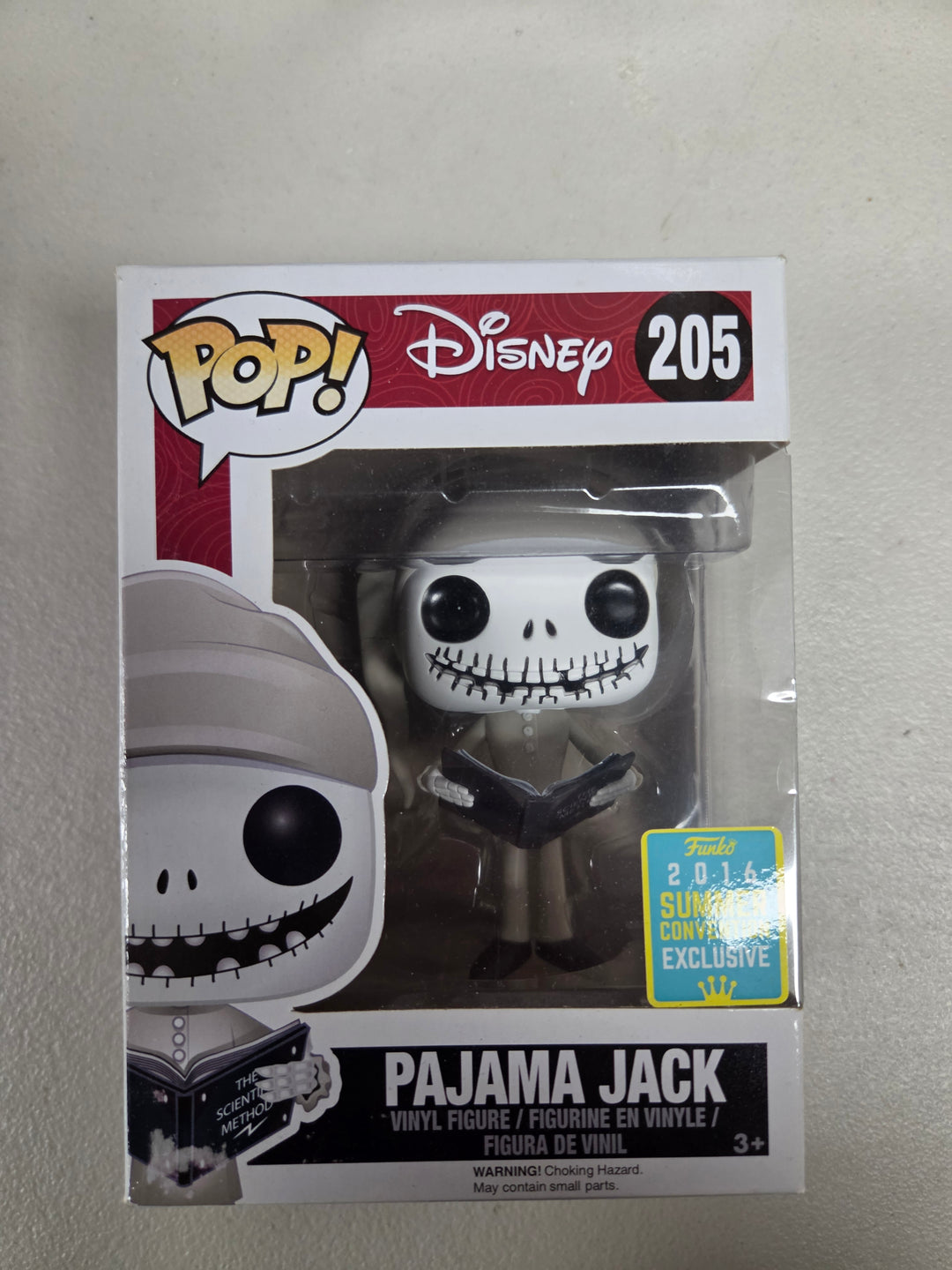 Funko Pop! Pajama Jack #205, Nightmare Before Christmas. SDCC Exclusive FP93026