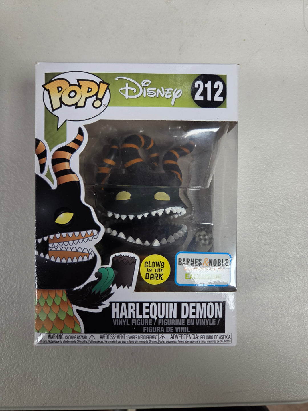 Funko Pop! Harlequin Demon [GITD] #212, Nightmare Before Christmas FP93026
