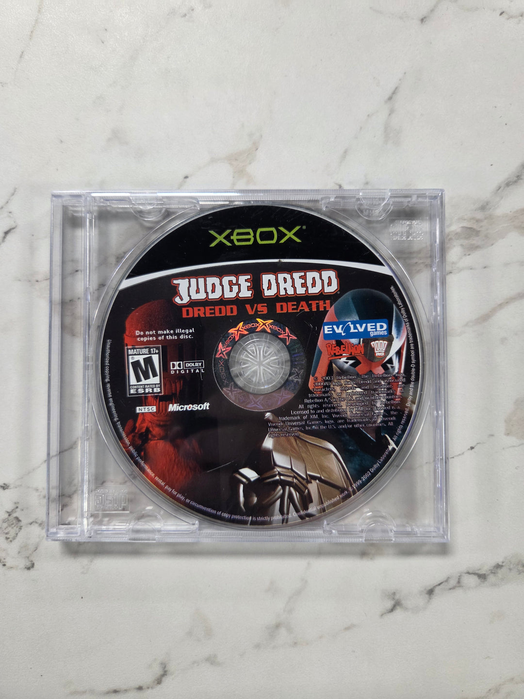 Judge Dredd: Dredd vs. Death Xbox DISC ONLY DI10626