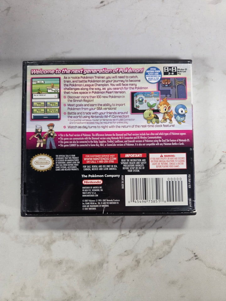 Pokemon Pearl - Nintendo DS CASE ONLY (Some Scuffs) CO10926