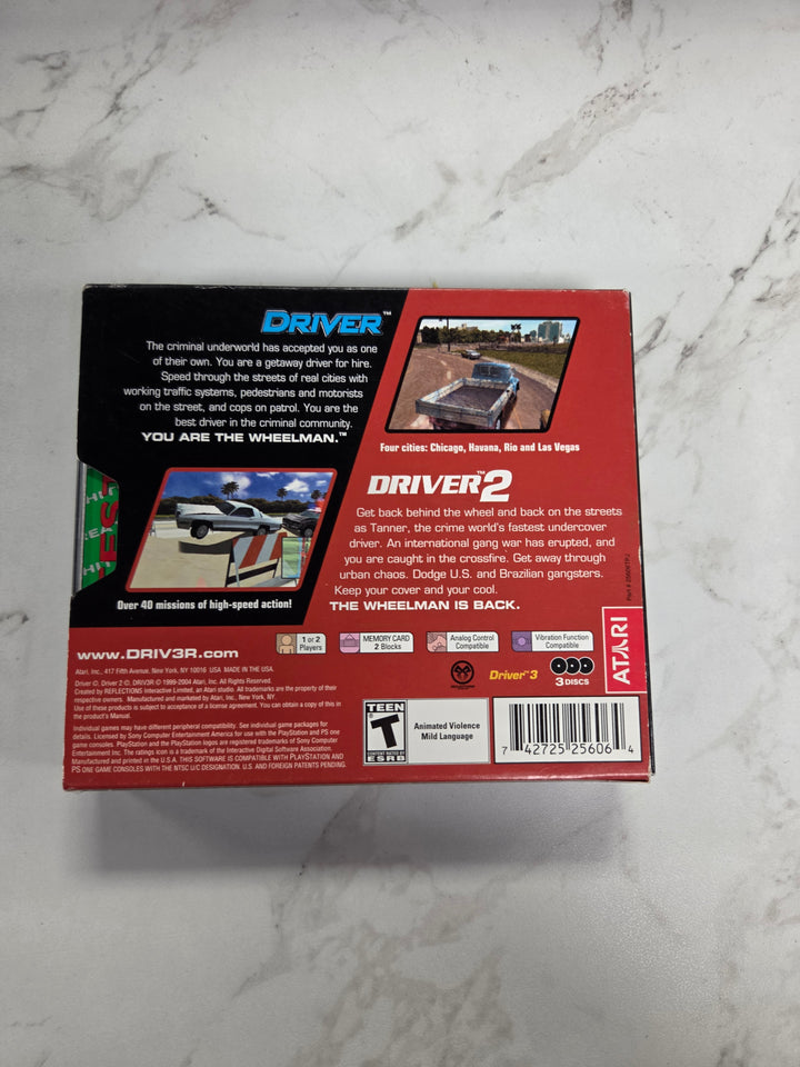 Driver 1 and 2 Compilation - PS1 DI10926