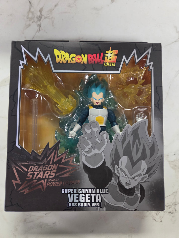 NEW DRAGON STARS SERIES - Dragon Ball Super - Super Saiyan Blue Vegeta, Power Up Pack Action Figure Set NT101326