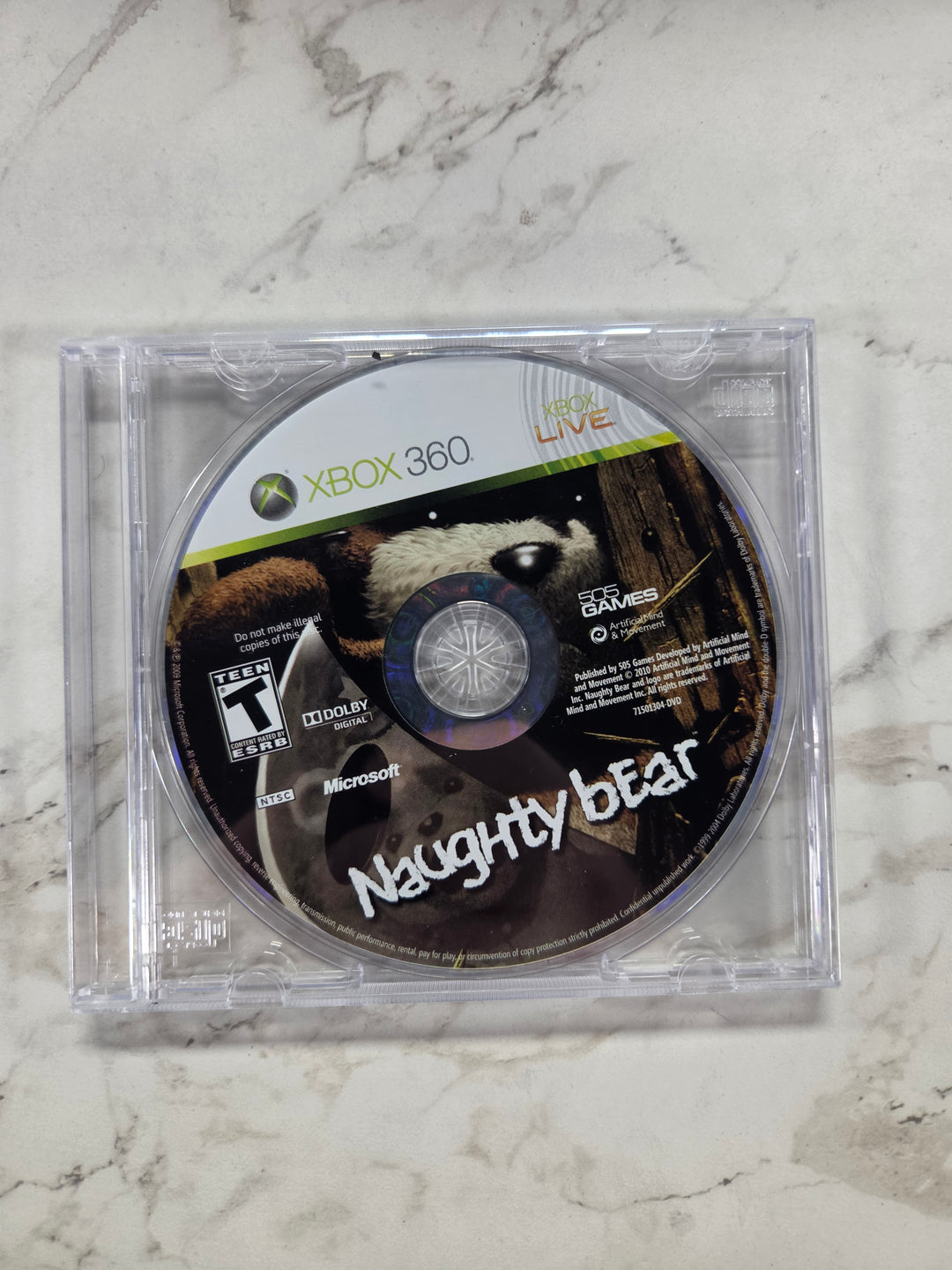 Naughty Bear - Xbox 360 DISC ONLY DI101326