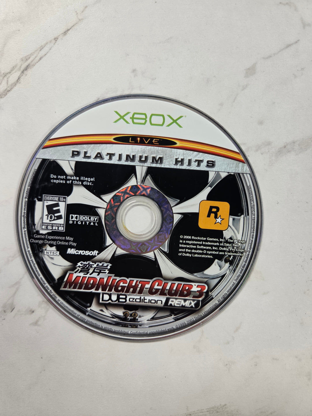 Midnight Club 3: DUB Edition Remix - Xbox DISC ONLY DI101526