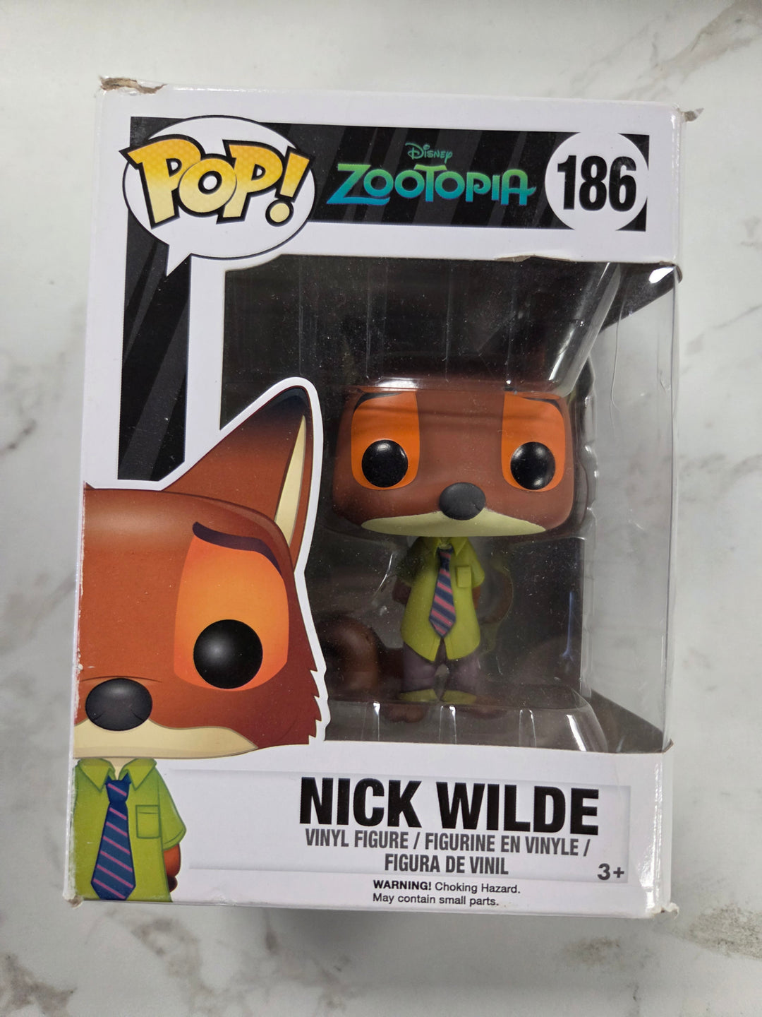 Funko Pop! Nick Wilde #186, Zootopia (Damaged Box) FP101526