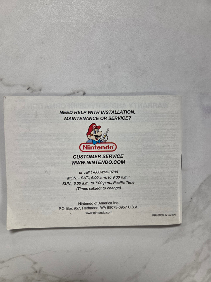 Pokemon Pinball - Game Boy Advance MANUAL ONLY MO101526