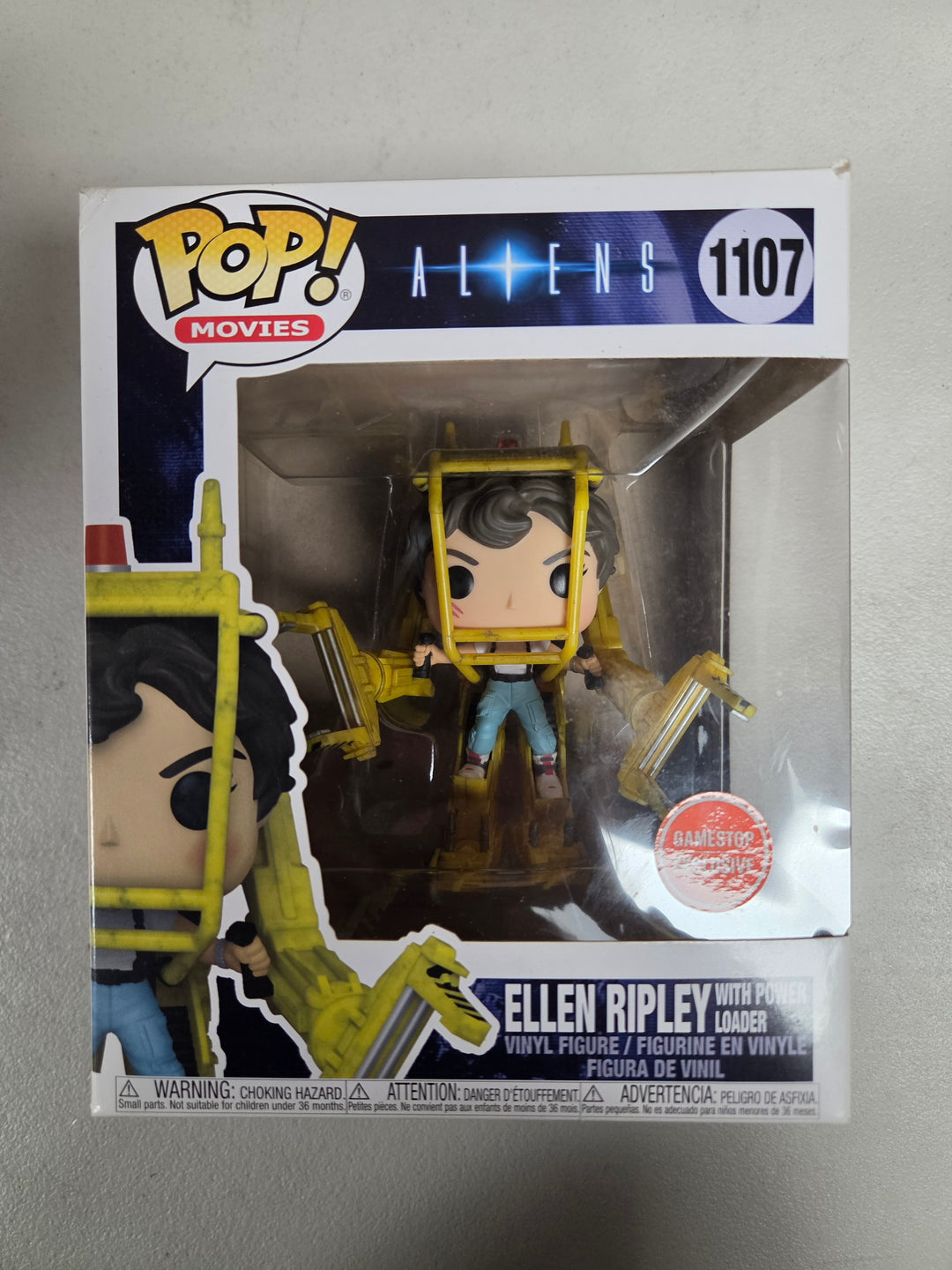 Funko Pop! Ellen Ripley with Power Loader #1107, GameStop. Aliens (DAMAGED BOX) FP101726