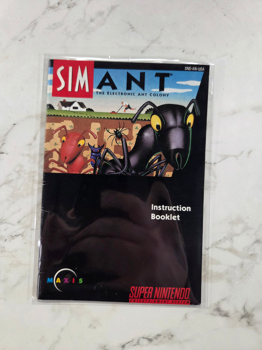 SimAnt - SNES MANUAL ONLY MO102626