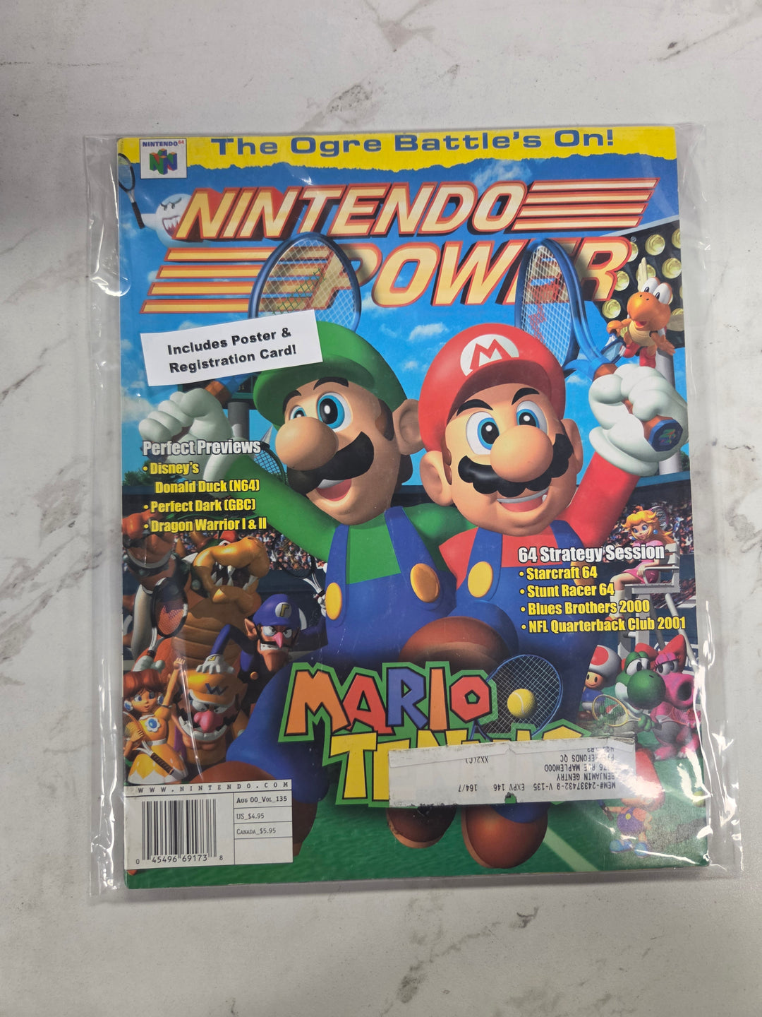 Nintendo Power [Volume 135] Mario Tennis NP102026
