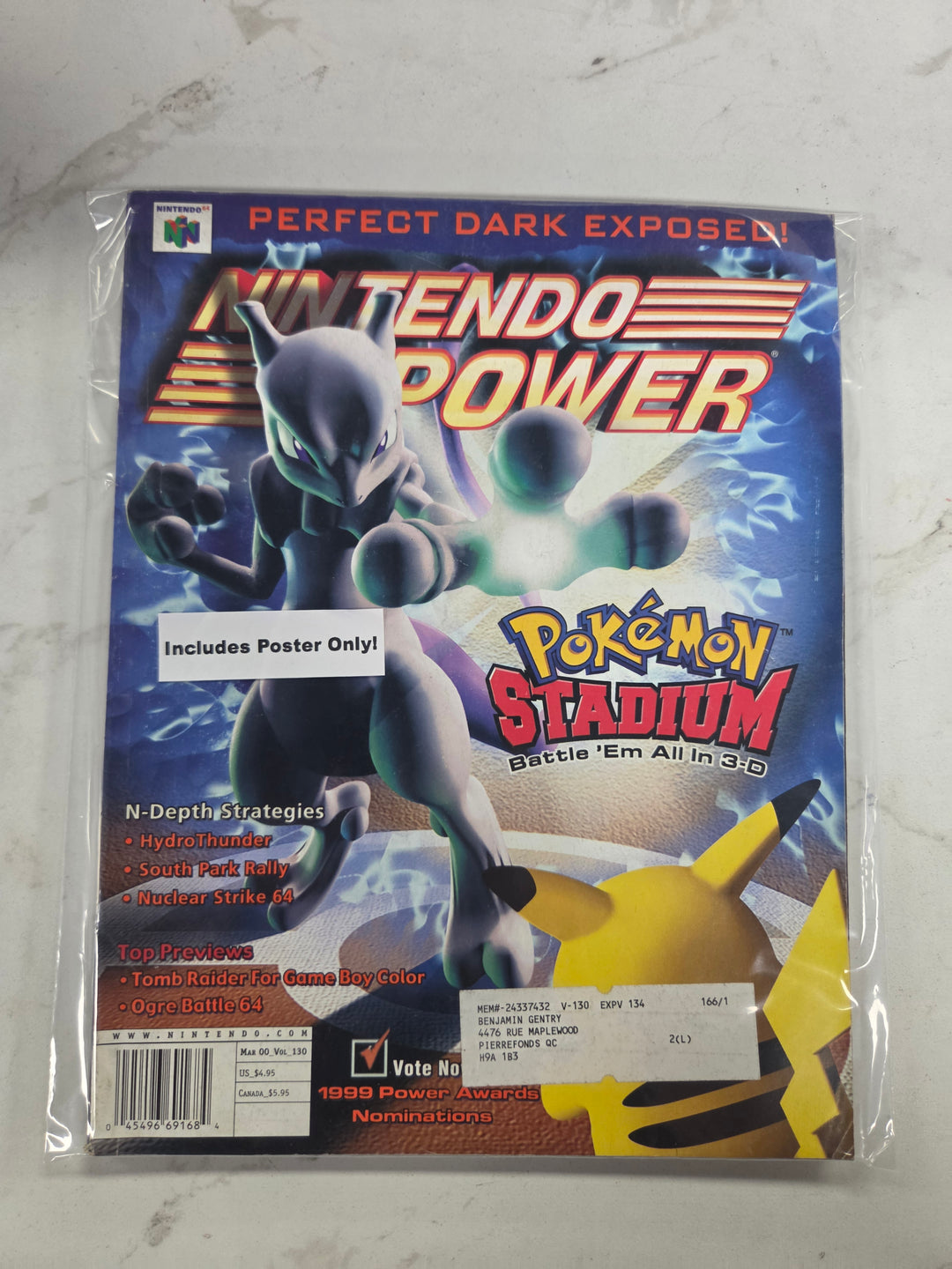 Nintendo Power [Volume 130] Pokemon Stadium NP102026