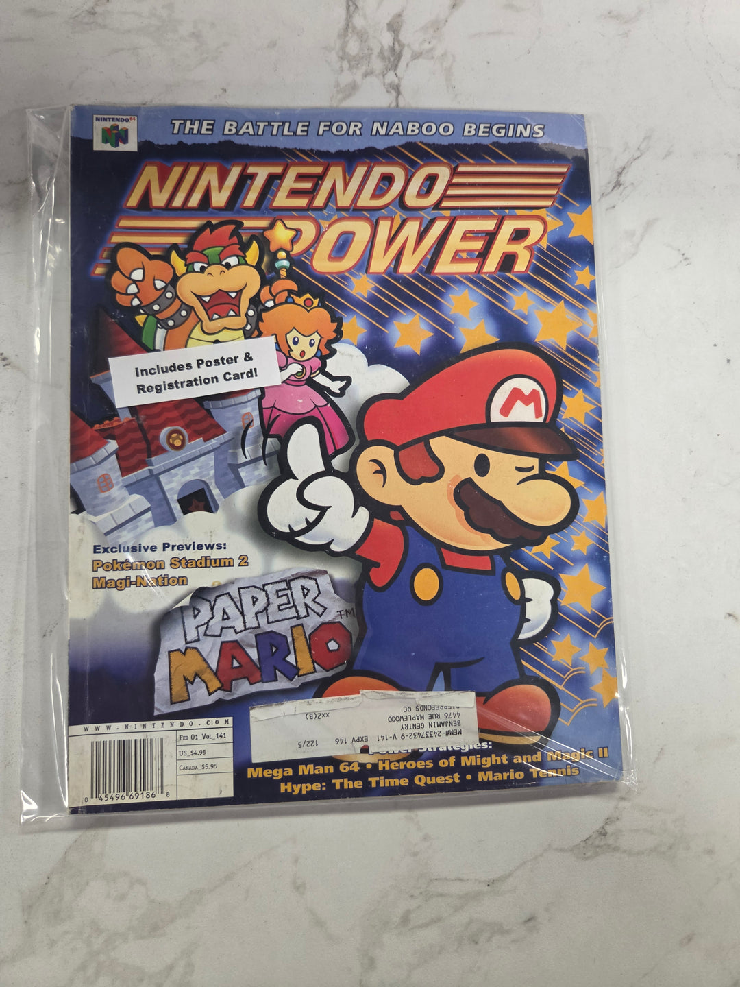 Nintendo Power [Volume 141] Paper Mario NP102026