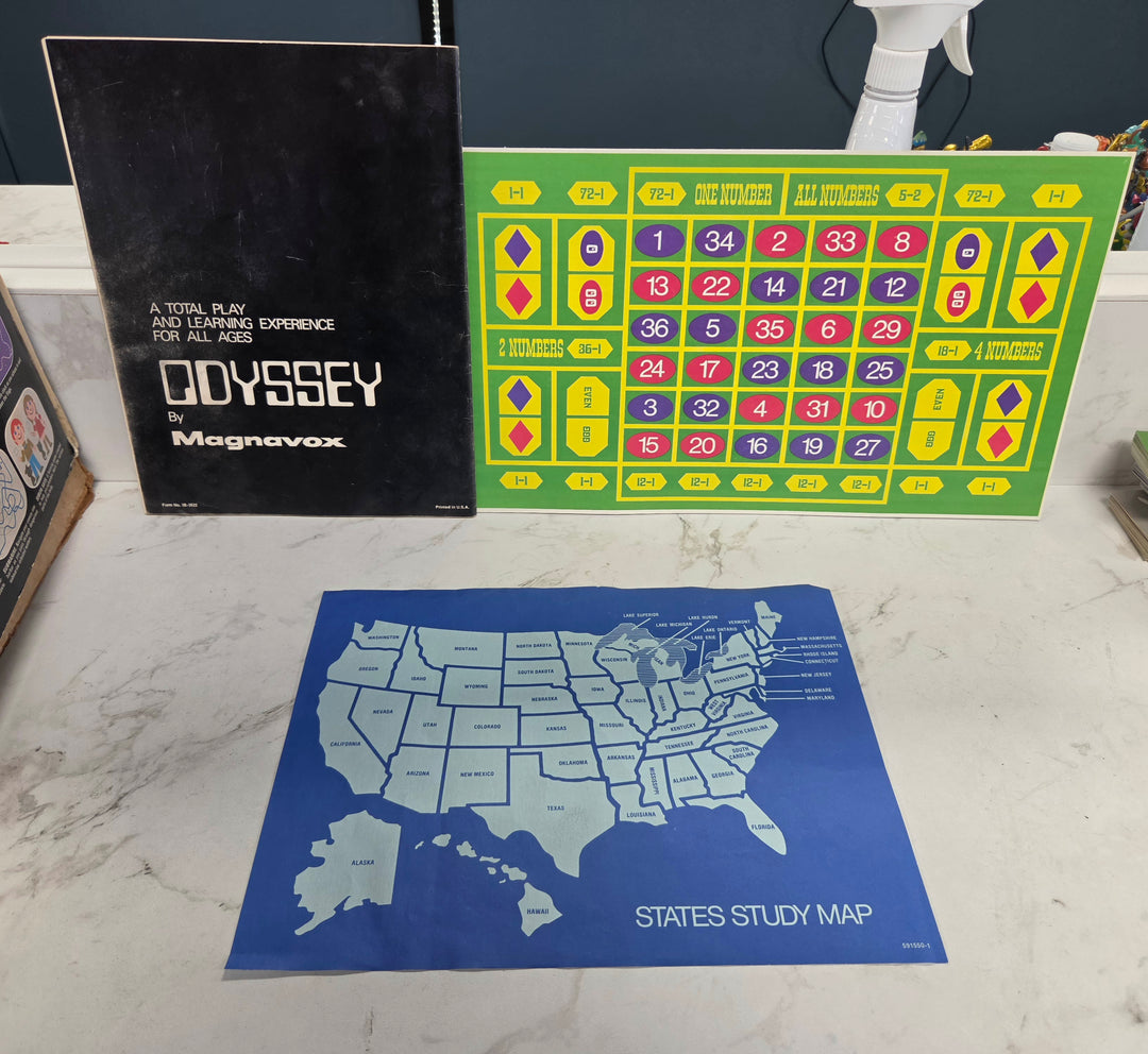Magnavox Odyssey Console (UNTESTED/Non-Complete/Worn Box) CON102226