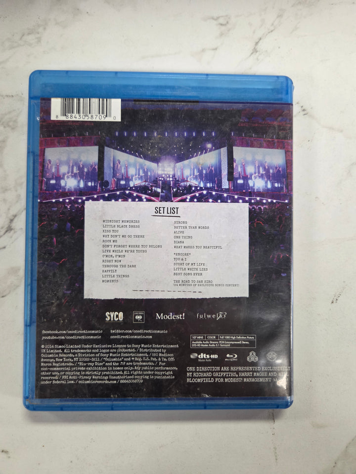One Direction: Where We Are (Live from San Siro Stadium) - Blu-ray PM102326