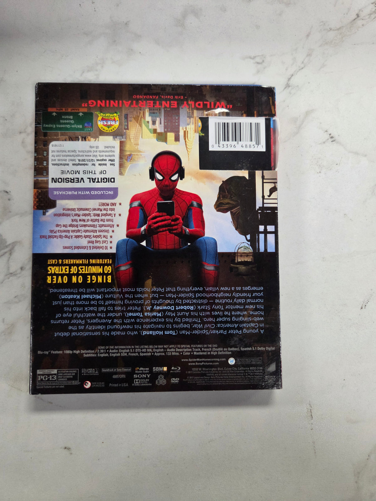 Spider-Man: Homecoming - Blu-ray PM102326 – Core Gaming