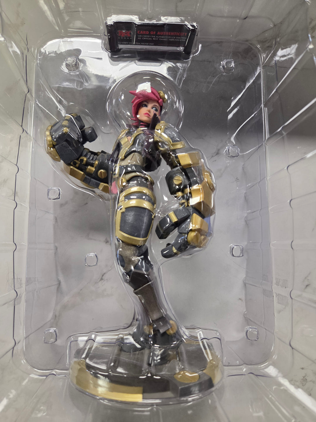 Official Boxed League of Legends VI: The Piltover Enforcer Statue Figure UT102426