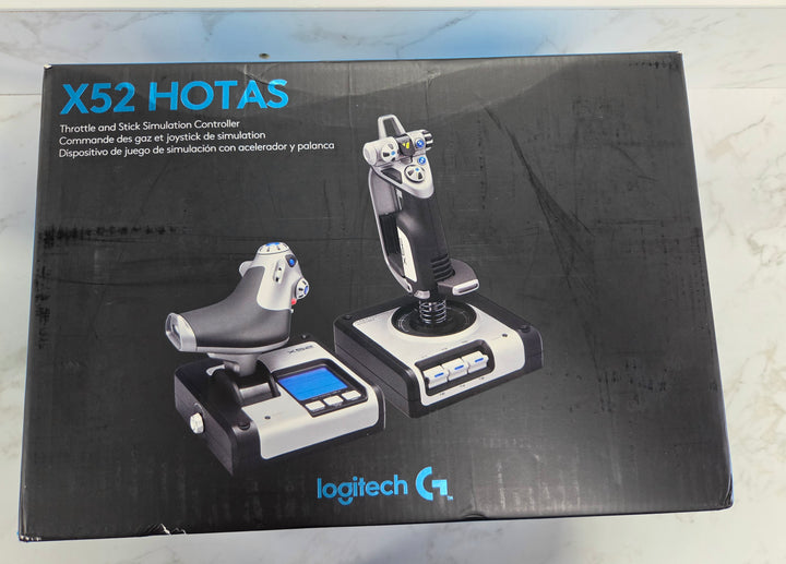 Logitech G Saitek X52 Hotas Throttle & Flight Stick Controller for PC UA102826