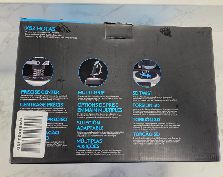 Logitech G Saitek X52 Hotas Throttle & Flight Stick Controller for PC UA102826