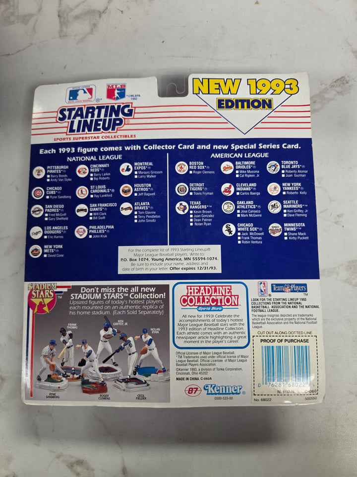 NEW Starting Lineup: 1993 MLB Texas Rangers - Nolan Ryan Figure NT102926