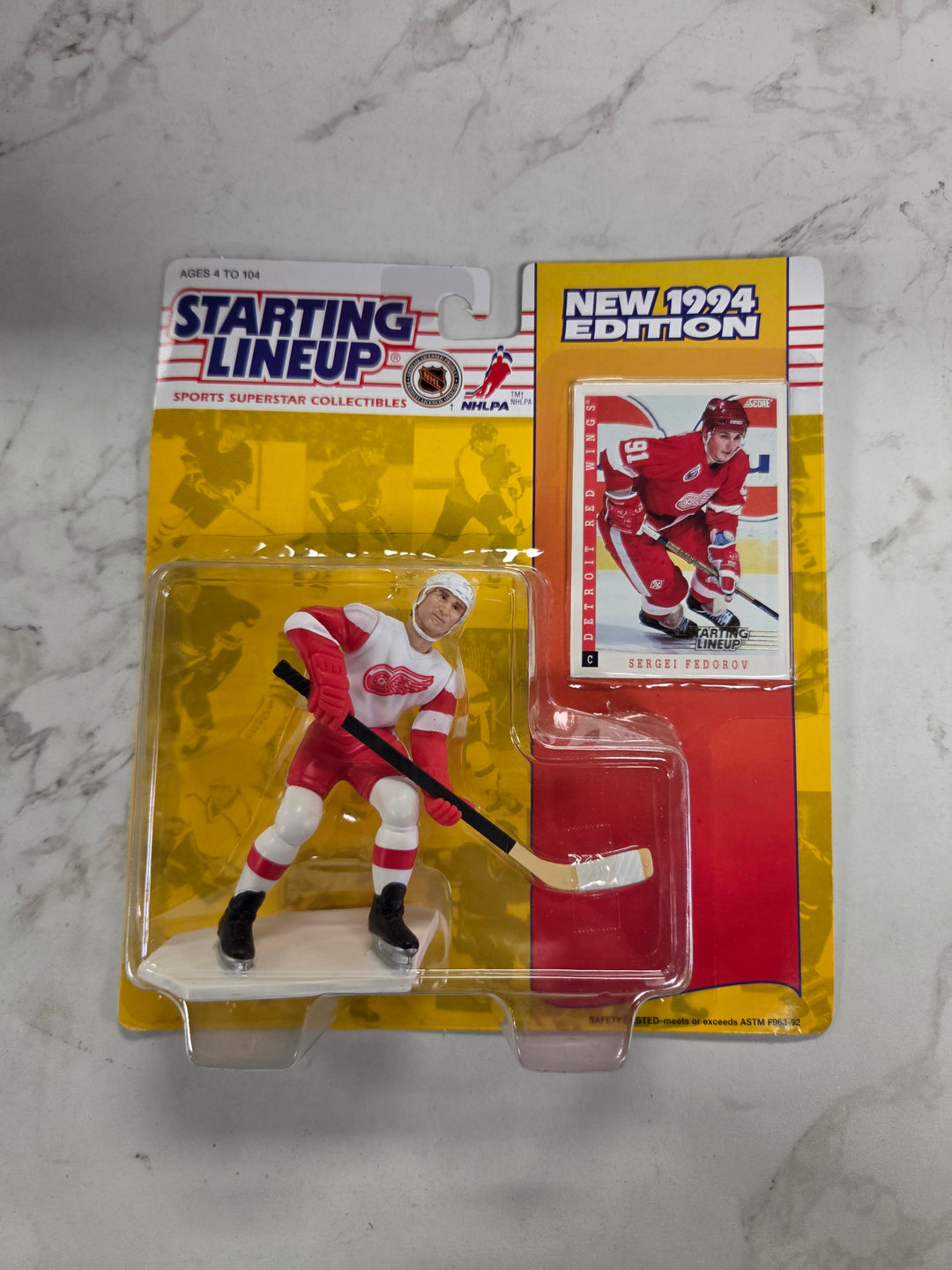 NEW Starting Lineup: 1994 NHL Detroit Red Wings - Sergei Fedorov Figure NT102926