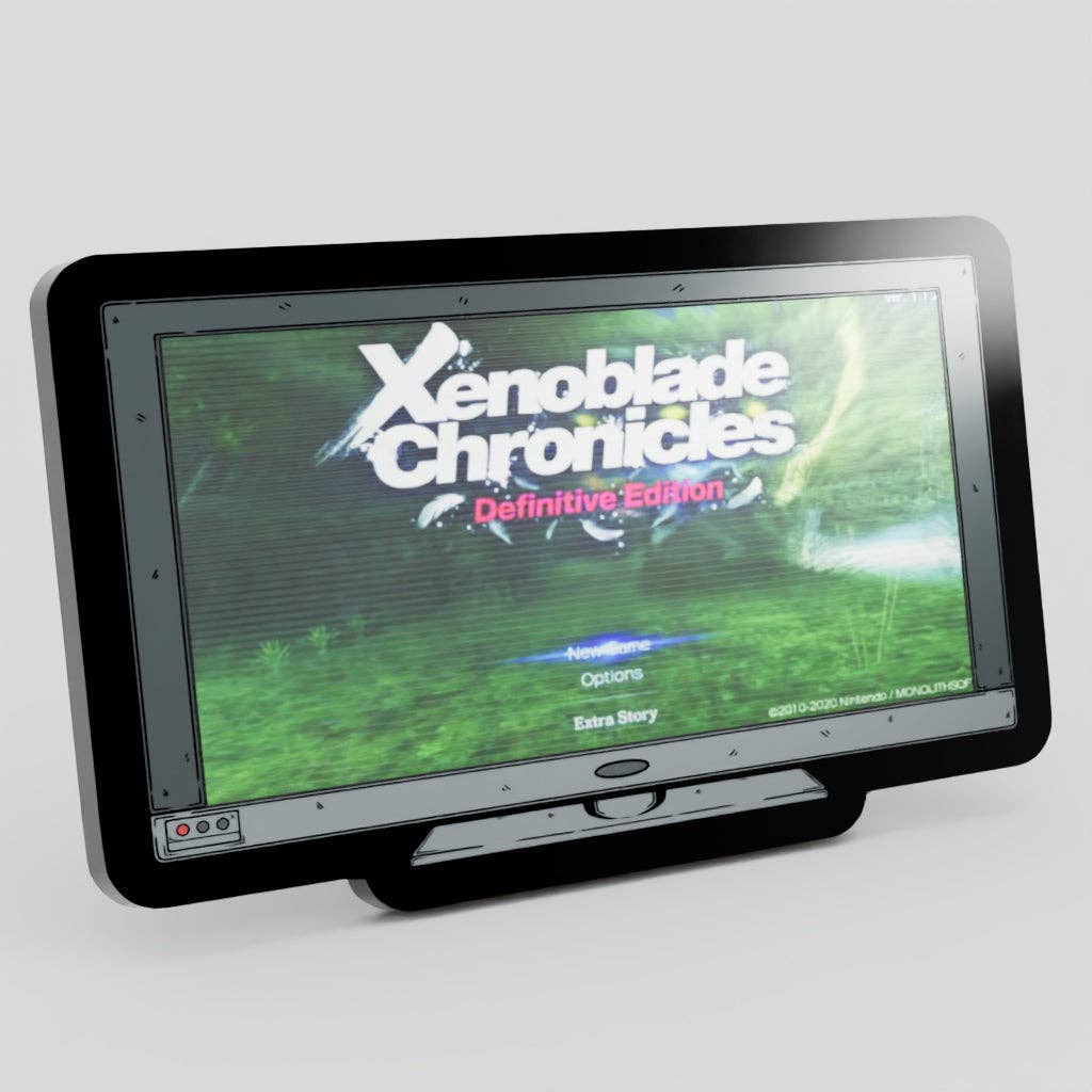 Monitor Lenticular Xenoblade Chronicles Enamel Pin NE81926