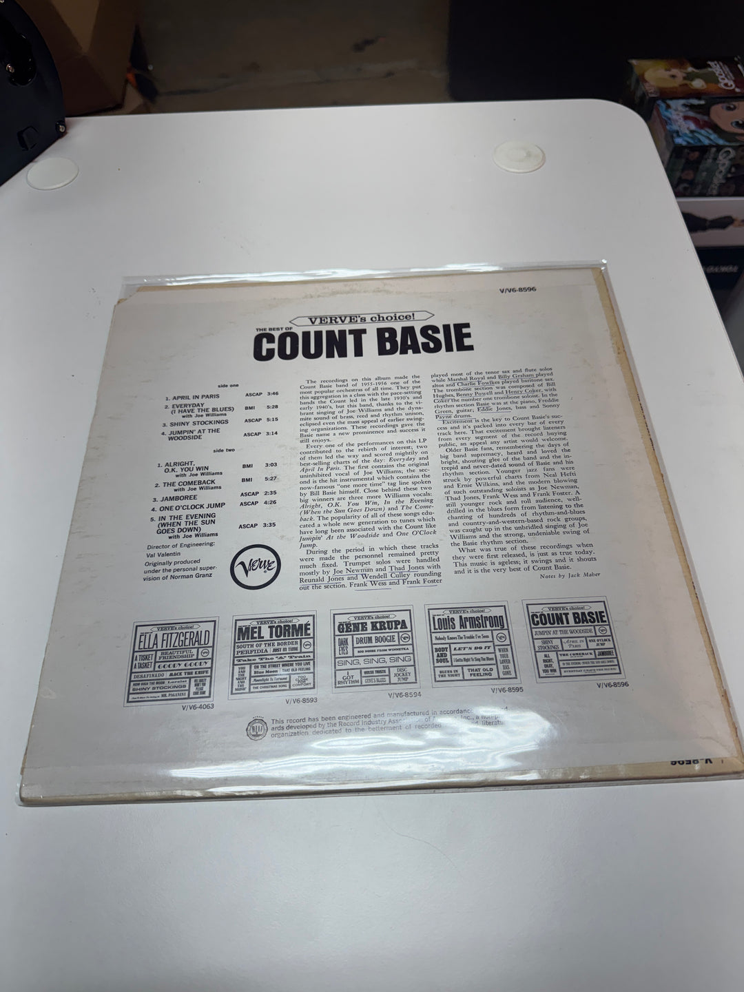 Count Basie - The Best of Count Basie - (NM Condition) Vinyl Record   VR32326