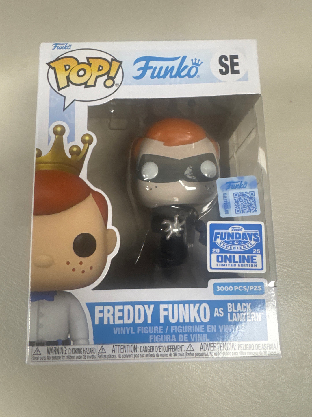 Funko Pop! Freddy Funko As Black Lantern SE Funko Fundays Online 2025 FP10826