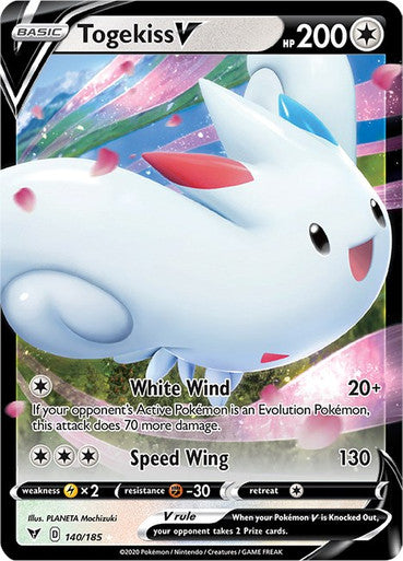 Pokemon Vivid Voltage 140/185 - Togekiss V - Full Art (LP)