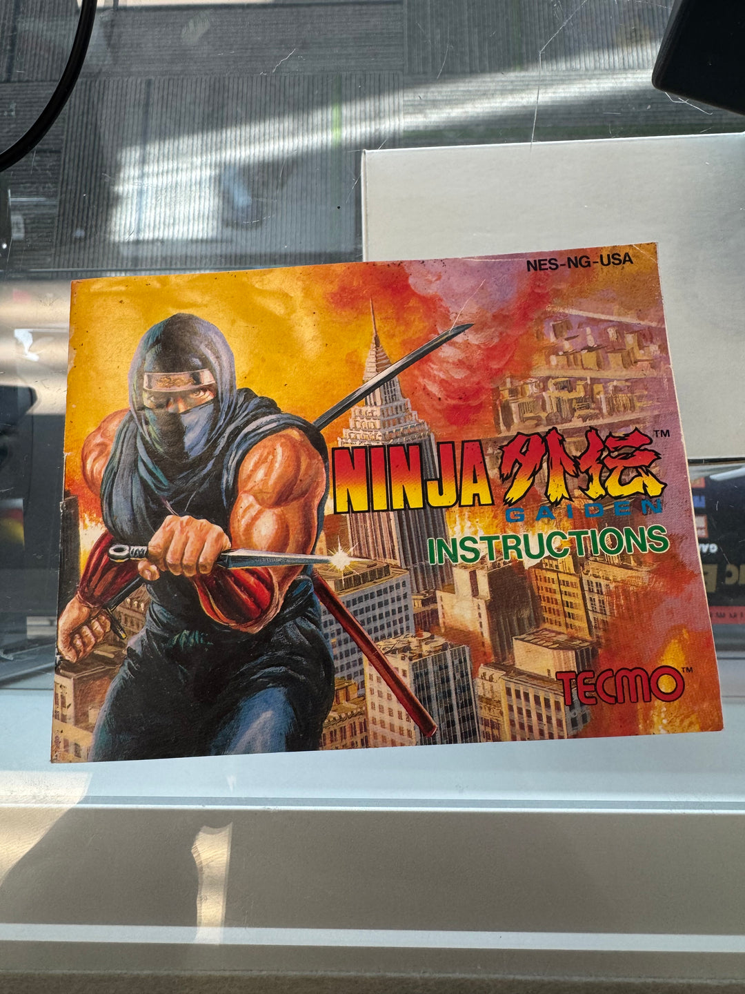 Ninja Gaiden NES Nintendo Instruction Manual 22825co