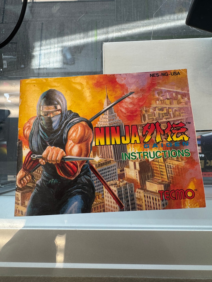 Ninja Gaiden NES Nintendo Instruction Manual 22825co