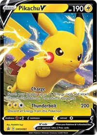 Pokemon TCG SWSH: Sword & Shield Promo Cards Pikachu V - SWSH061 (LP)