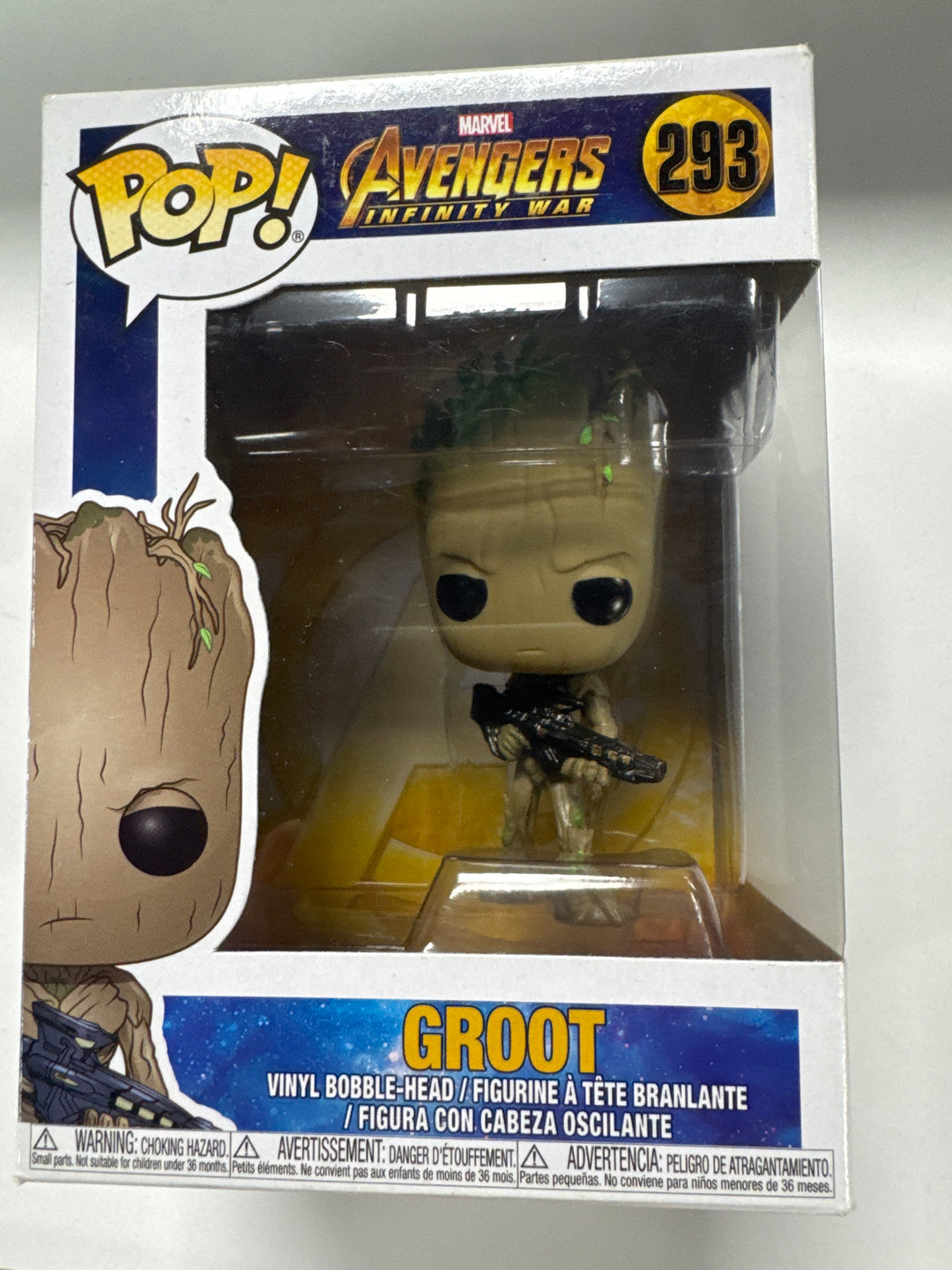 Funko Pop! Groot (With Blaster) #293 Marvel Avenger's Infinity War  FP91526