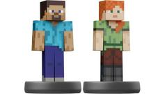Steve + Alex 2-Pack (Super Smash Bros) Amiibo Boxed AM8626