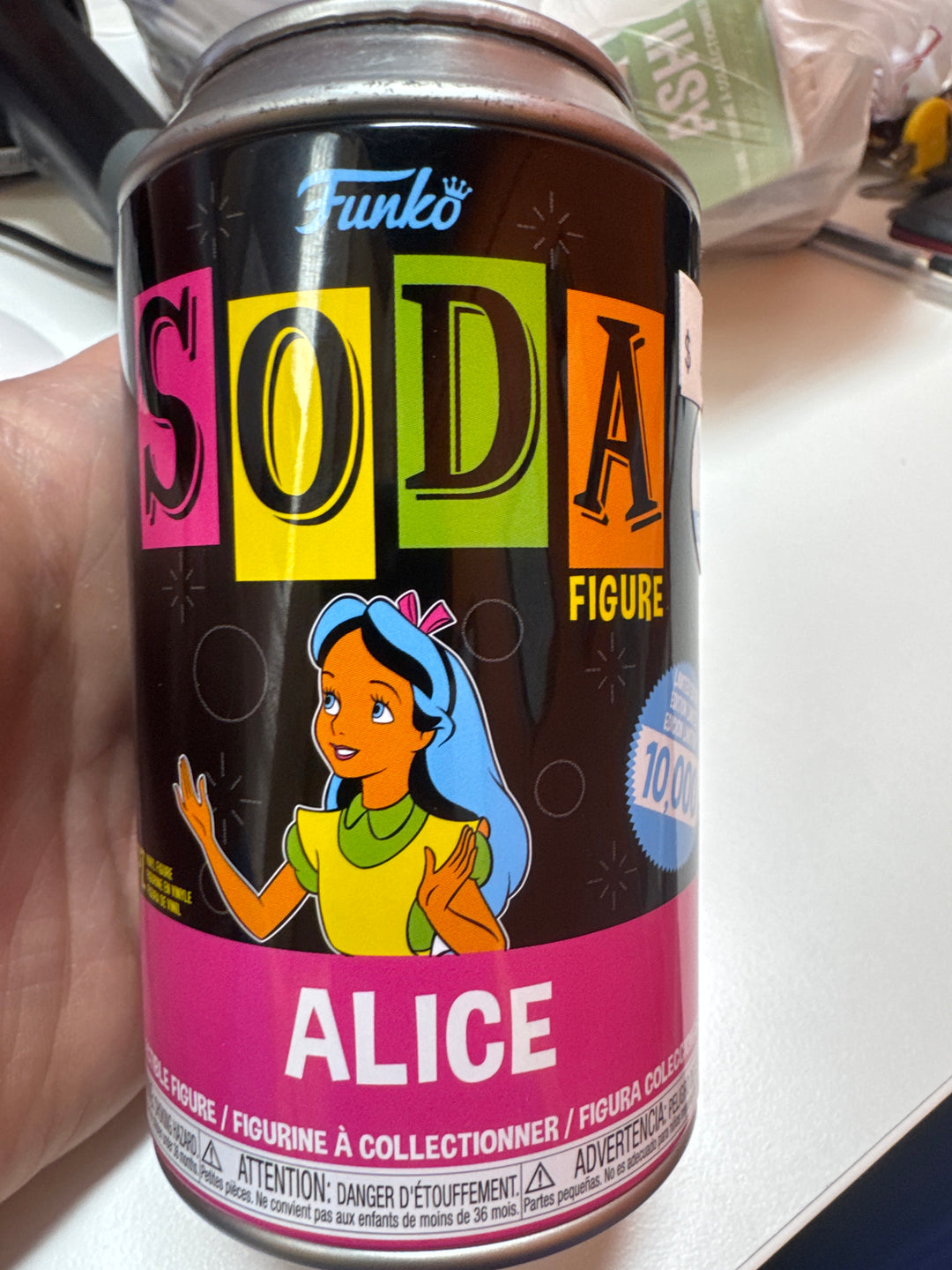 Funko Soda - Blacklight Alice in Wonderland - Opened MD31626