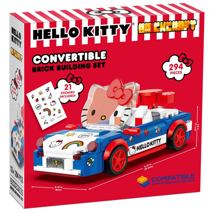 BrickCraft Hello Kitty Convertible Car Brick Building Set - NE52026