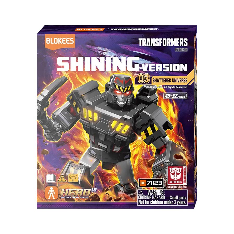 Transformers Blokees: 4-inch Shining Model Kit- SV03 Shattered Universe Blind Box MD52826