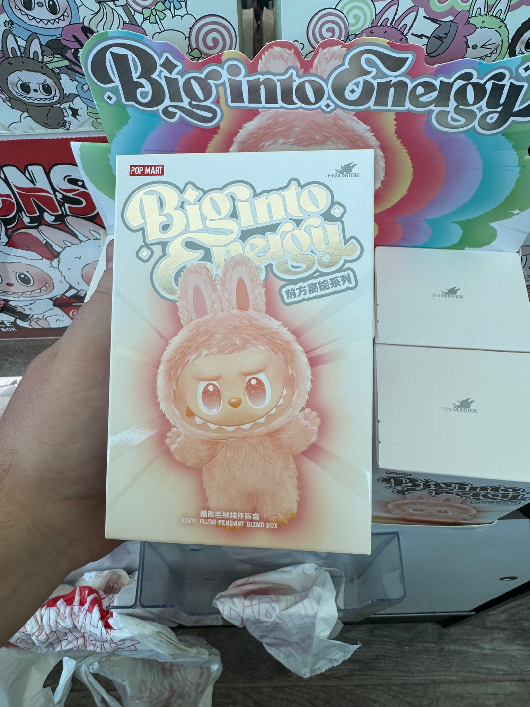 Pop Mart Big Into Energy Labubu (1 Blind Box) Authentic