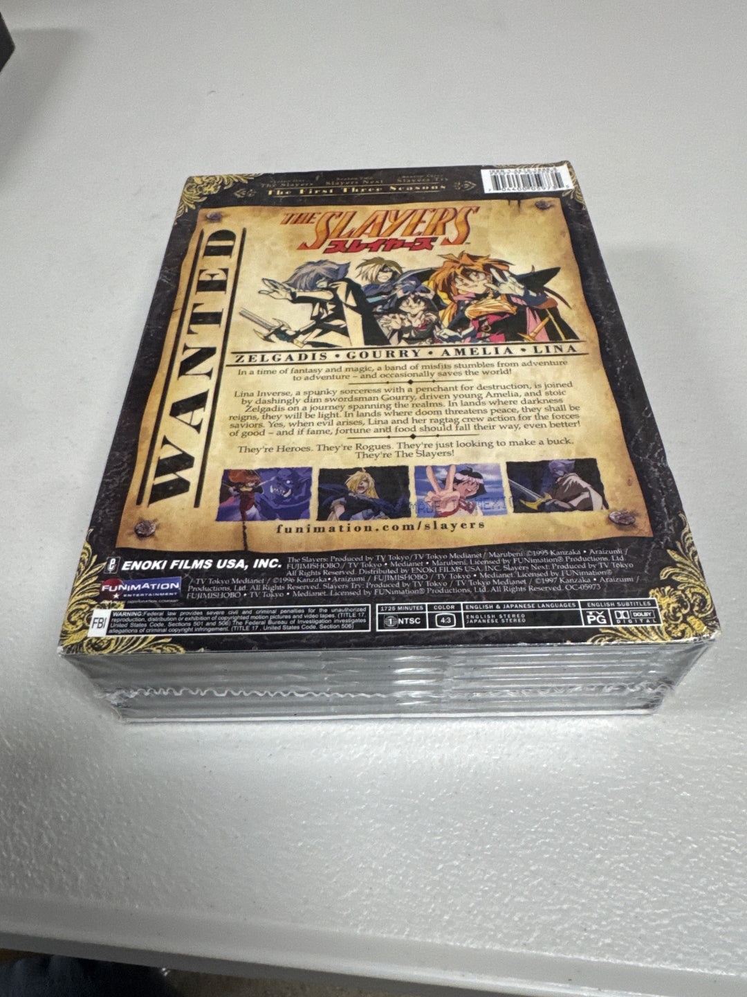 The Slayers: First Three Seasons DVD NEW/Sealed MD62526