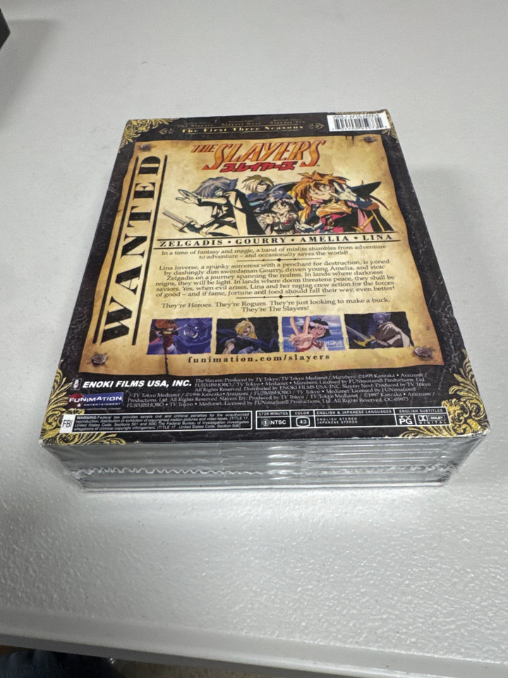 The Slayers: First Three Seasons DVD NEW/Sealed MD62526