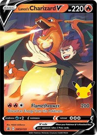 Pokemon TCG SWSH: Sword & Shield Promo Cards Lance's Charizard V - SWSH133 (LP)