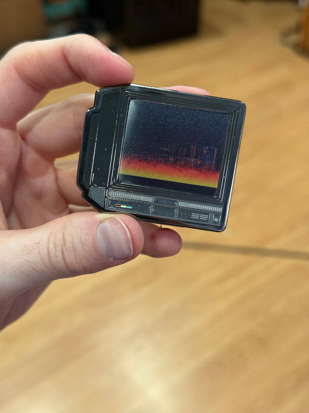 2.5" Lenticular Doom CRTV Enamel Pin - NE32726