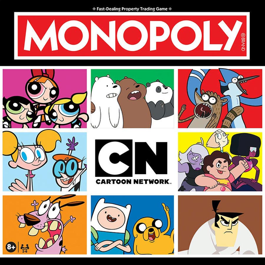 Cartoon Network Monopoly Board Game (NEW)   BG71626