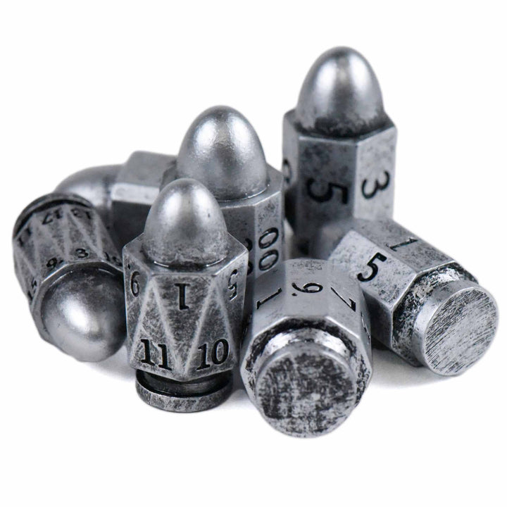 King of Crits Silver Bullets Dice Set NE4226