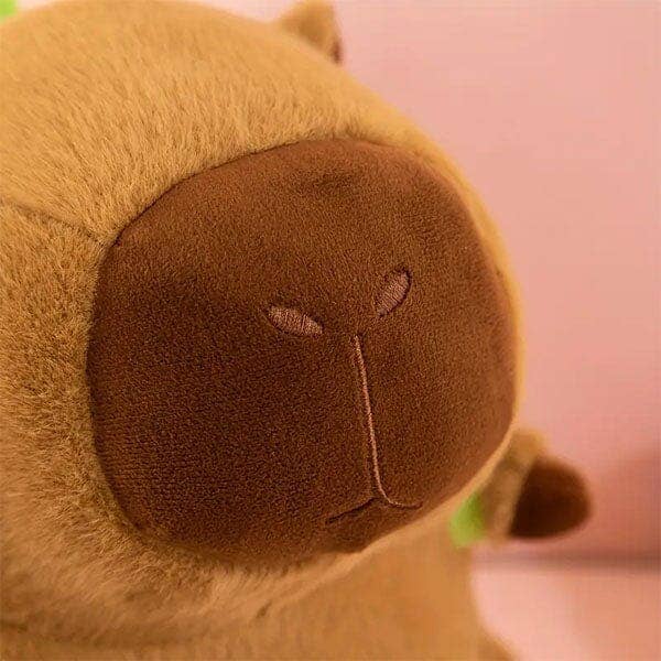 Capybara 9" Kawaii Plush w/ Turtle Backpack Squishy Pillow Toy (1) NE32026