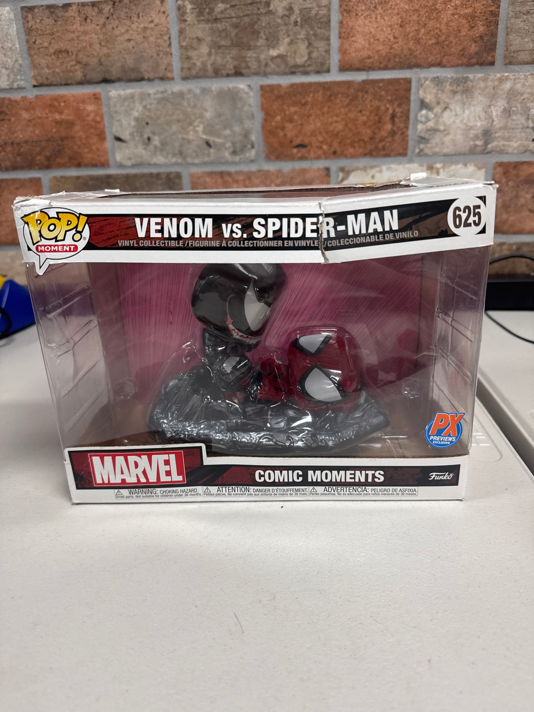 Funko Pop! Venom VS. Spider-Man Comic Moments DAMAGED BOX FP9326