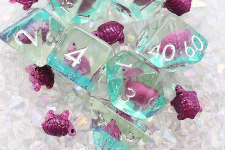 Gummy Turtle RPG Dice Set - NE043026
