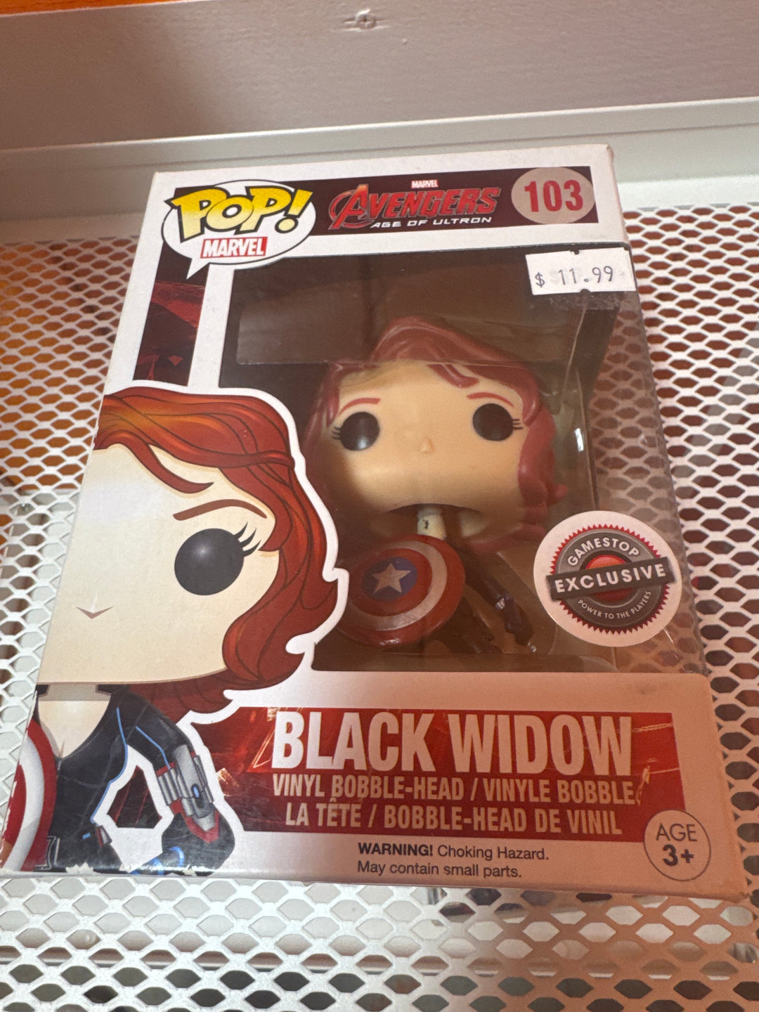 Funko Pop!  Black Widow (GameStop Exclusive) #103 Marvel's Avengers Age of Ultron FP4726